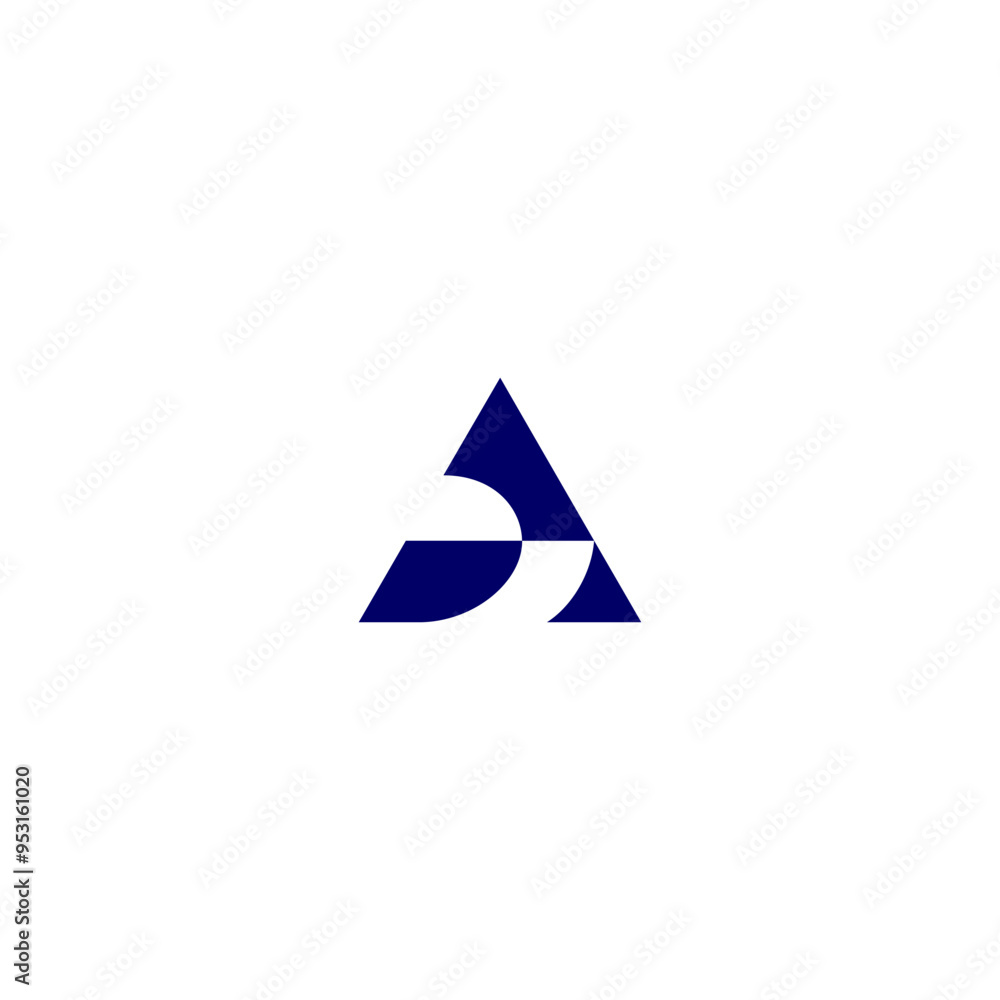 Letter A business logo. triangle abstract corporate Letter A business logo. triangle abstract corporate