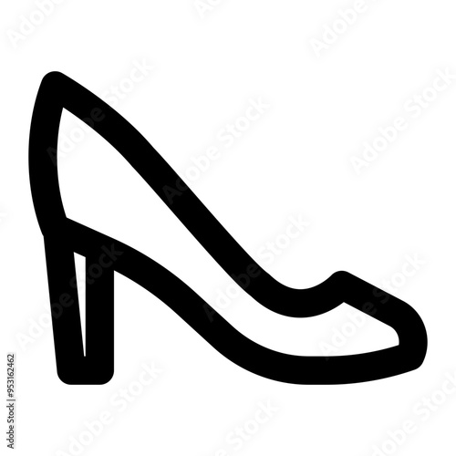 high heels, shoes, women, fashion, female, lifestyle outline icon
