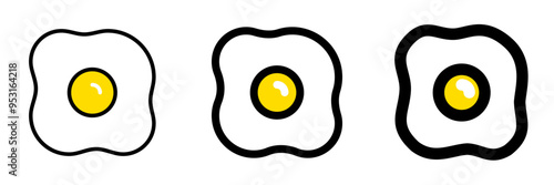 Editable omelet, fried egg vector icon. Part of a big icon set family. Perfect for web and app interfaces, presentations, infographics, etc