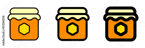 Editable honey jar vector icon. Part of a big icon set family. Perfect for web and app interfaces, presentations, infographics, etc