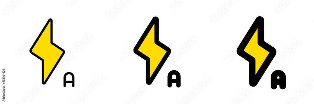 Editable flash auto vector icon. Part of a big icon set family. Perfect for web and app interfaces, presentations, infographics, etc Editable flash auto vector icon. Part of a big icon set family. Perfect for web and app interfaces, presentations, infographics, etc