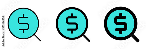 Editable money, profit seeking vector icon. Part of a big icon set family. Perfect for web and app interfaces, presentations, infographics, etc