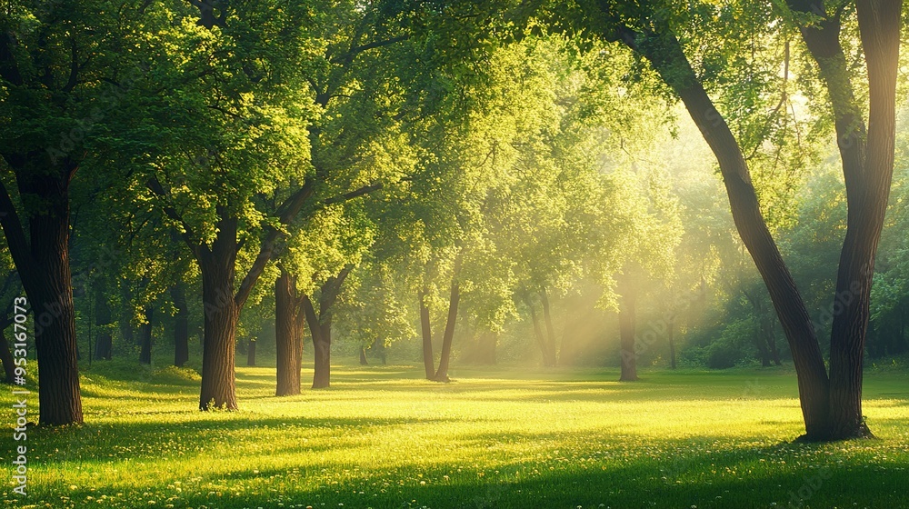 Fototapeta premium Beautiful wallpaper of trees and nice scene of nature.