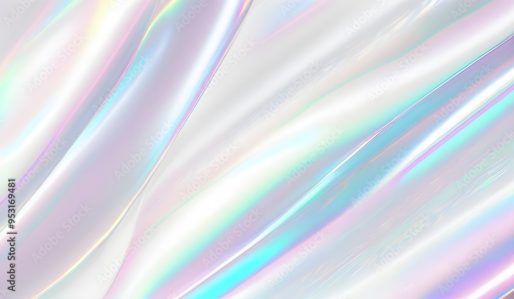 Holographic background seamless trendy iridescent light foil texture. Soft holographic pastel unicorn marble background pattern. Modern pearlescent blurry abstract swirl illustration.
Holographic background seamless trendy iridescent light foil texture. Soft holographic pastel unicorn marble background pattern. Modern pearlescent blurry abstract swirl illustration.
