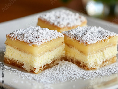 Serbian vanilice with powdered sugar. photo