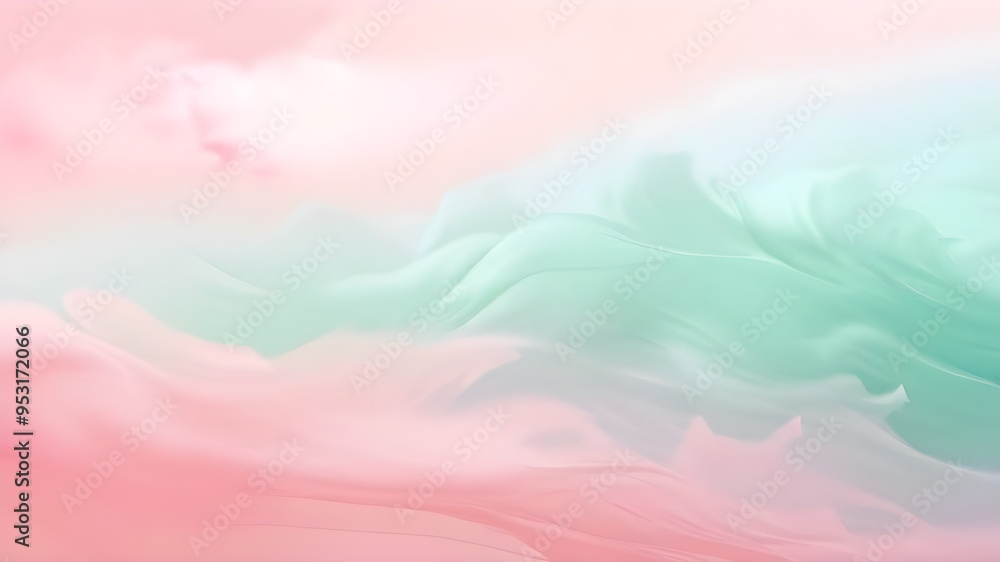 Fototapeta premium Pink and green colors modern background