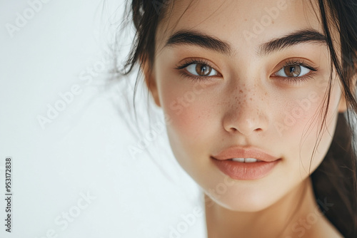 Close up portrait of a woman