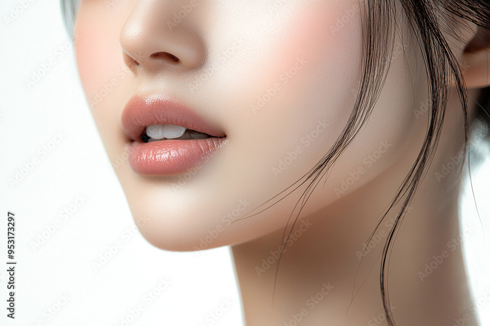Close up portrait of a woman Close up portrait of a woman