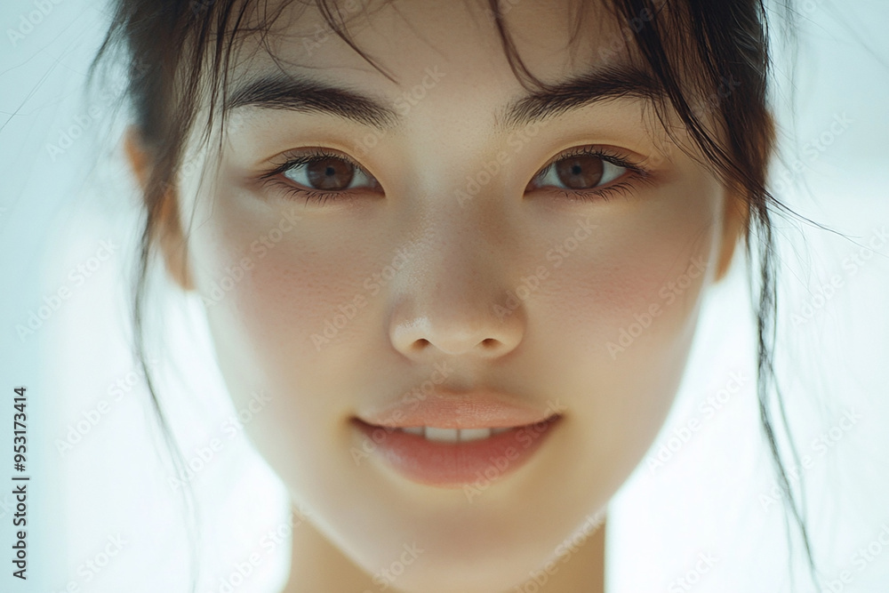 Close up portrait of a woman Close up portrait of a woman