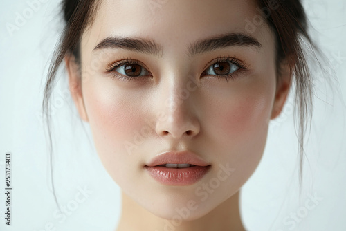 Close up portrait of a woman