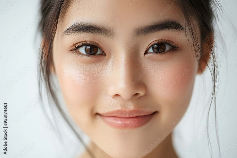 close up portrait of a woman close up portrait of a woman