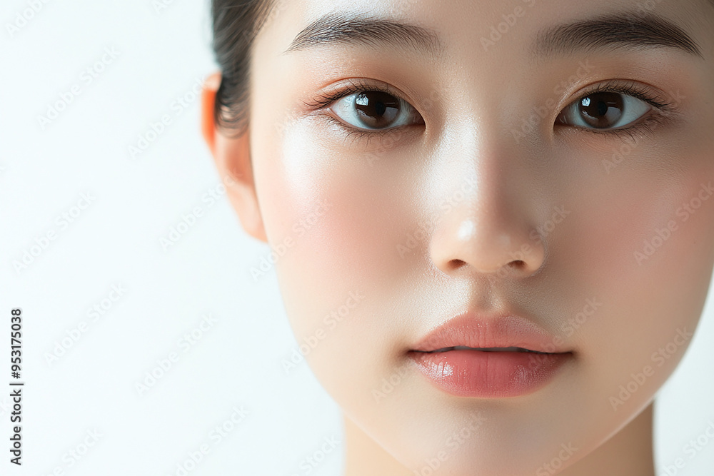 Close up portrait of a woman Close up portrait of a woman