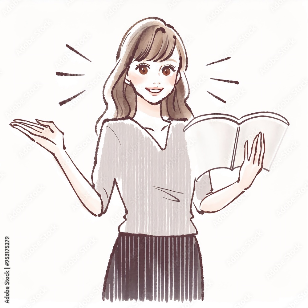 女性・女の子のイラスト素材 女性・女の子のイラスト素材