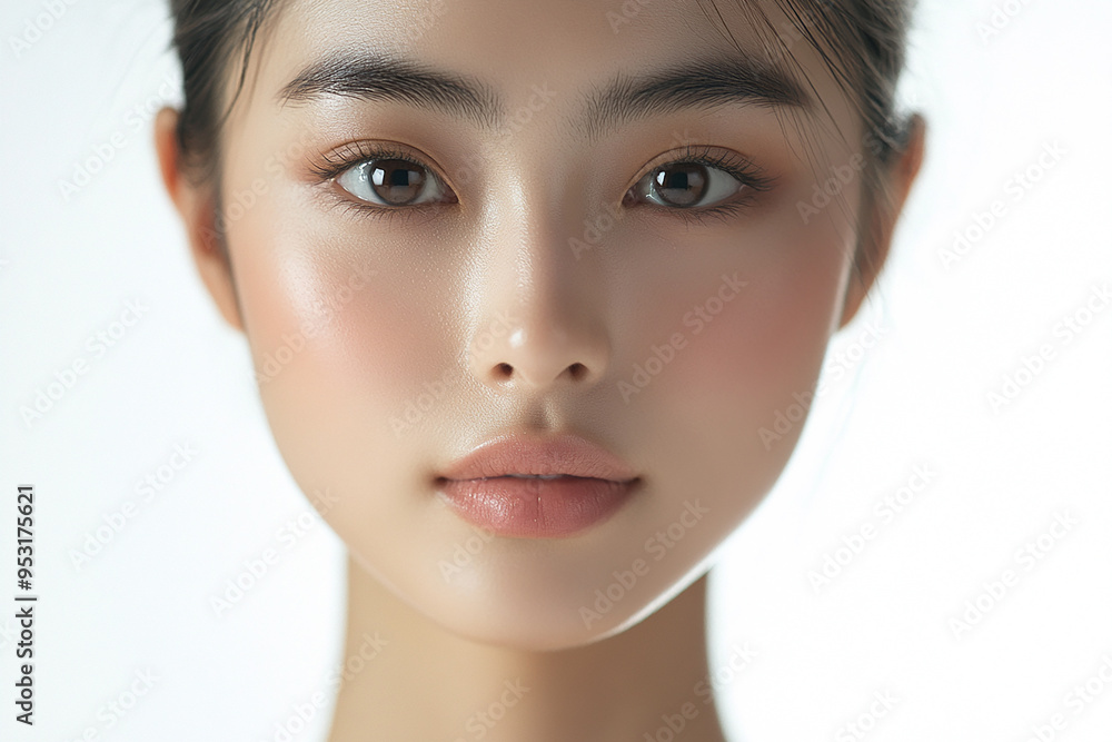 Close up portrait of a woman Close up portrait of a woman