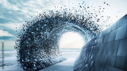 A Digital Wave Crashing on the Shore