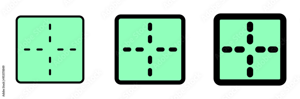 Editable outer border vector icon. Part of a big icon set family. Perfect for web and app interfaces, presentations, infographics, etc Editable outer border vector icon. Part of a big icon set family. Perfect for web and app interfaces, presentations, infographics, etc