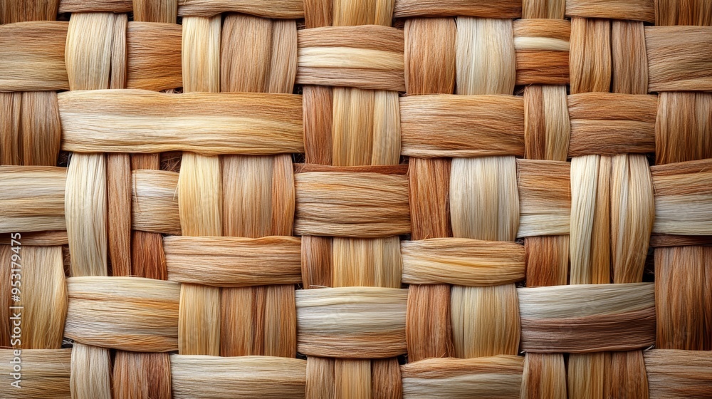 Woven Natural Material Background Texture Woven Natural Material Background Texture