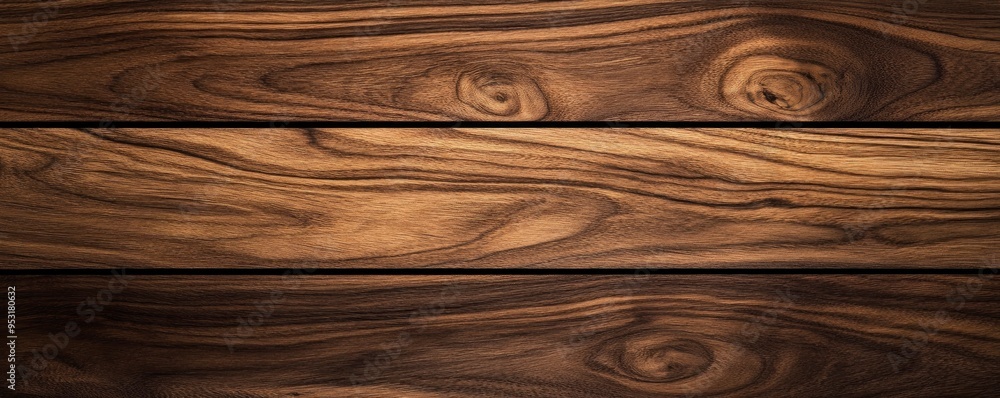 The texture of walnut wood. Textured background of very long walnut planks. Element of texture The texture of walnut wood. Textured background of very long walnut planks. Element of texture