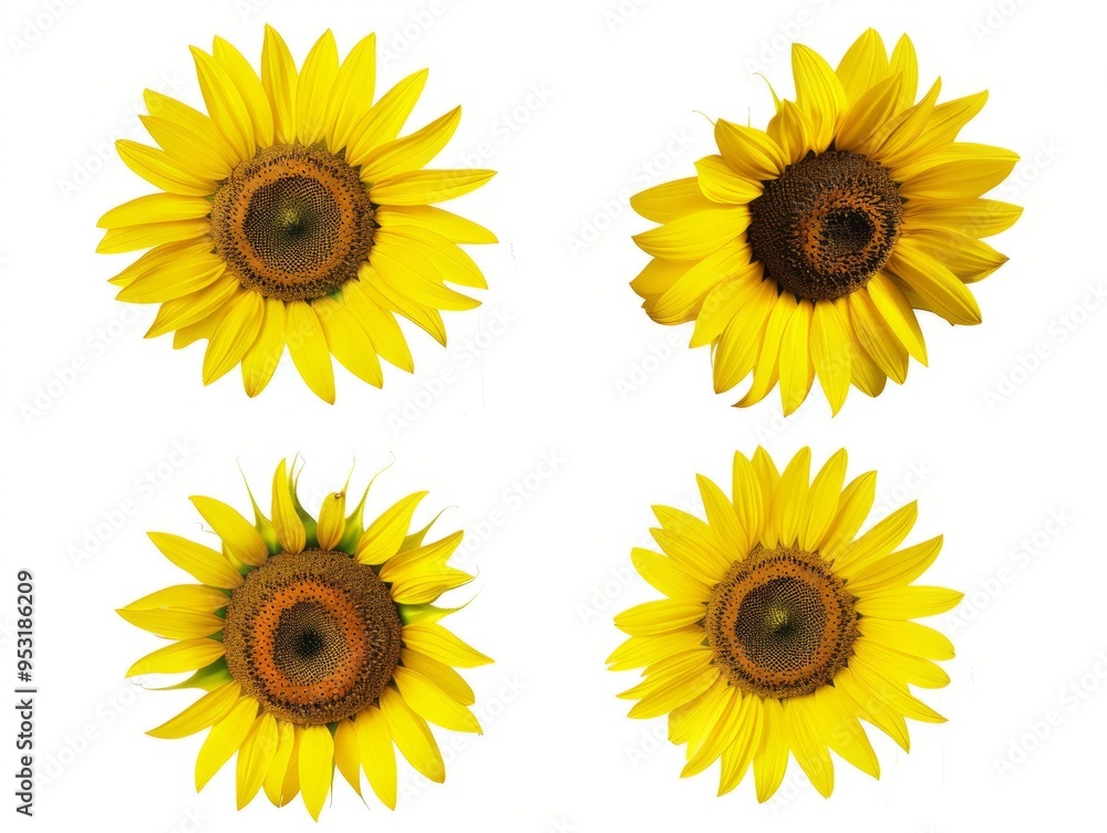 Radiant Sunflowers: A Stunning Border for Your Postcard or Invitation (4:3 Aspect Ratio) Radiant Sunflowers: A Stunning Border for Your Postcard or Invitation (4:3 Aspect Ratio)