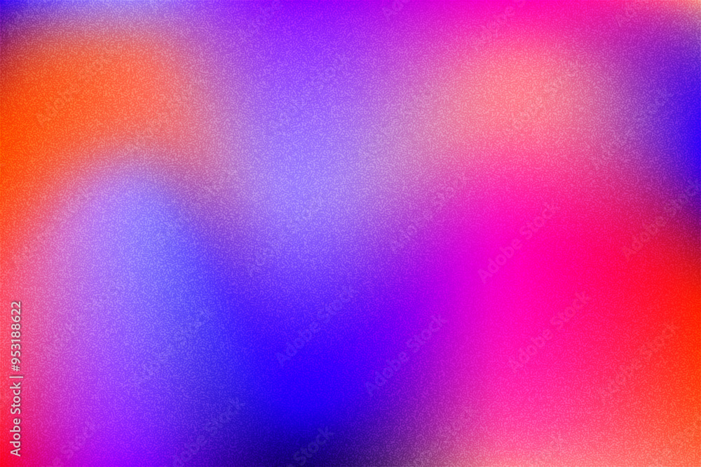 Gradient background with pink and blue color gradation. Abstract mesh grainy texture. Blurred bright backdrop with vector noise. Vibrant holographic retro template for poster and banner Gradient background with pink and blue color gradation. Abstract mesh grainy texture. Blurred bright backdrop with vector noise. Vibrant holographic retro template for poster and banner