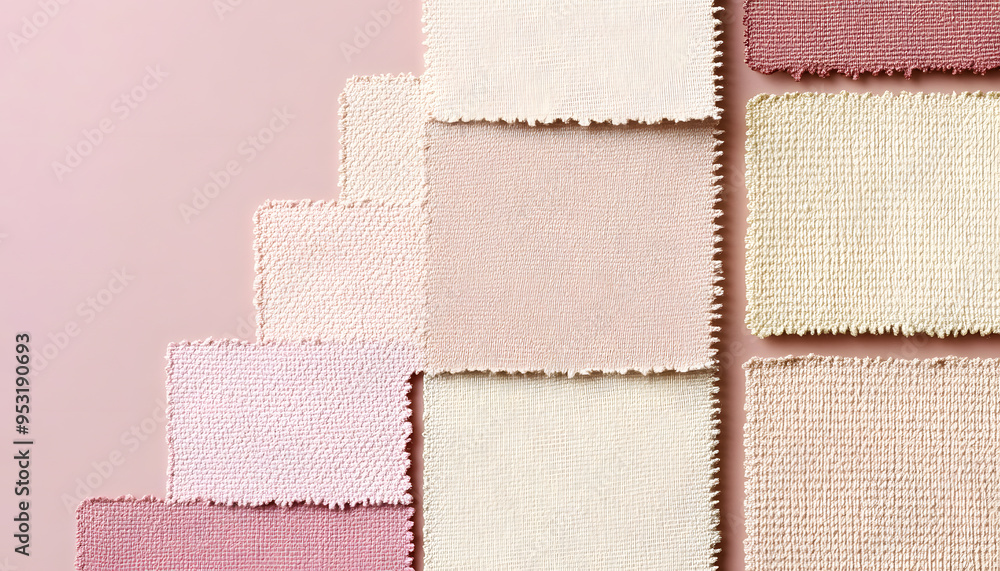 Fototapeta premium A solid color, like beige or soft pink, that provides a clean and unintrusive backdrop.