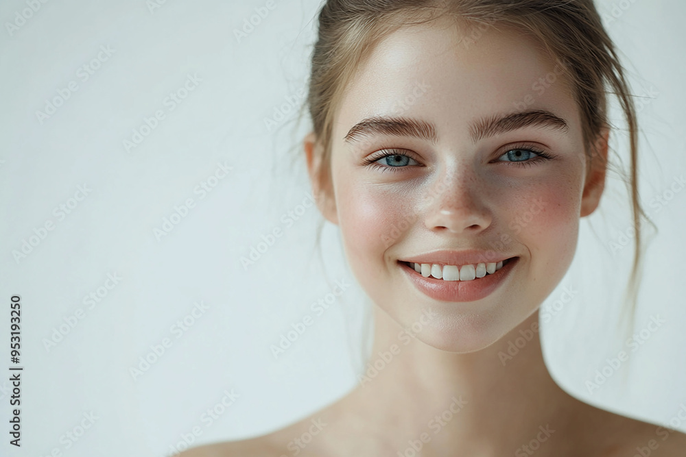 Close up portrait of a woman Close up portrait of a woman
