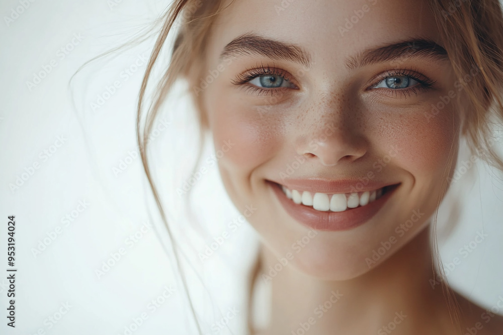 Close up portrait of a woman Close up portrait of a woman