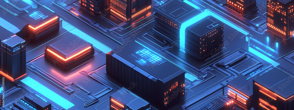 Futuristic Data Center Network Futuristic Data Center Network