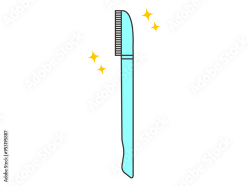 女性用フェイス用カミソリのイラスト素材2