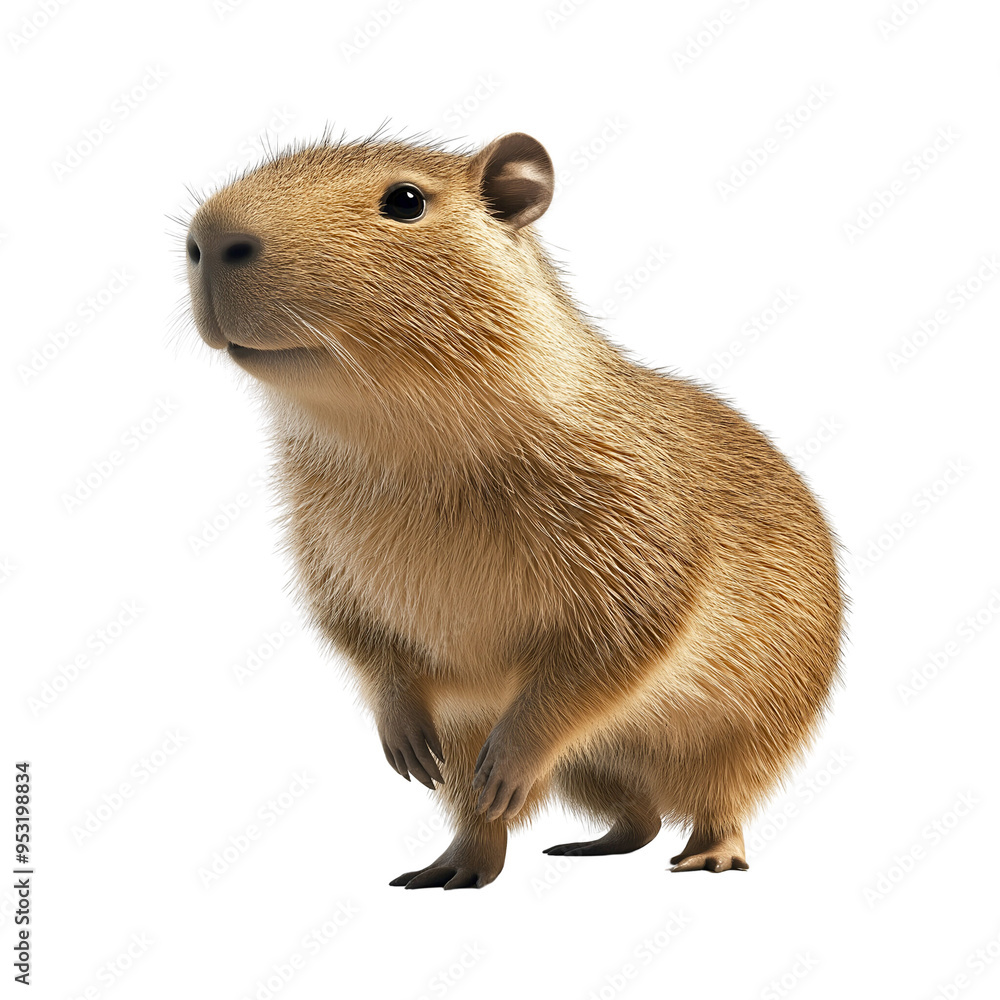 Capybara in 3D anime style Capybara in 3D anime style