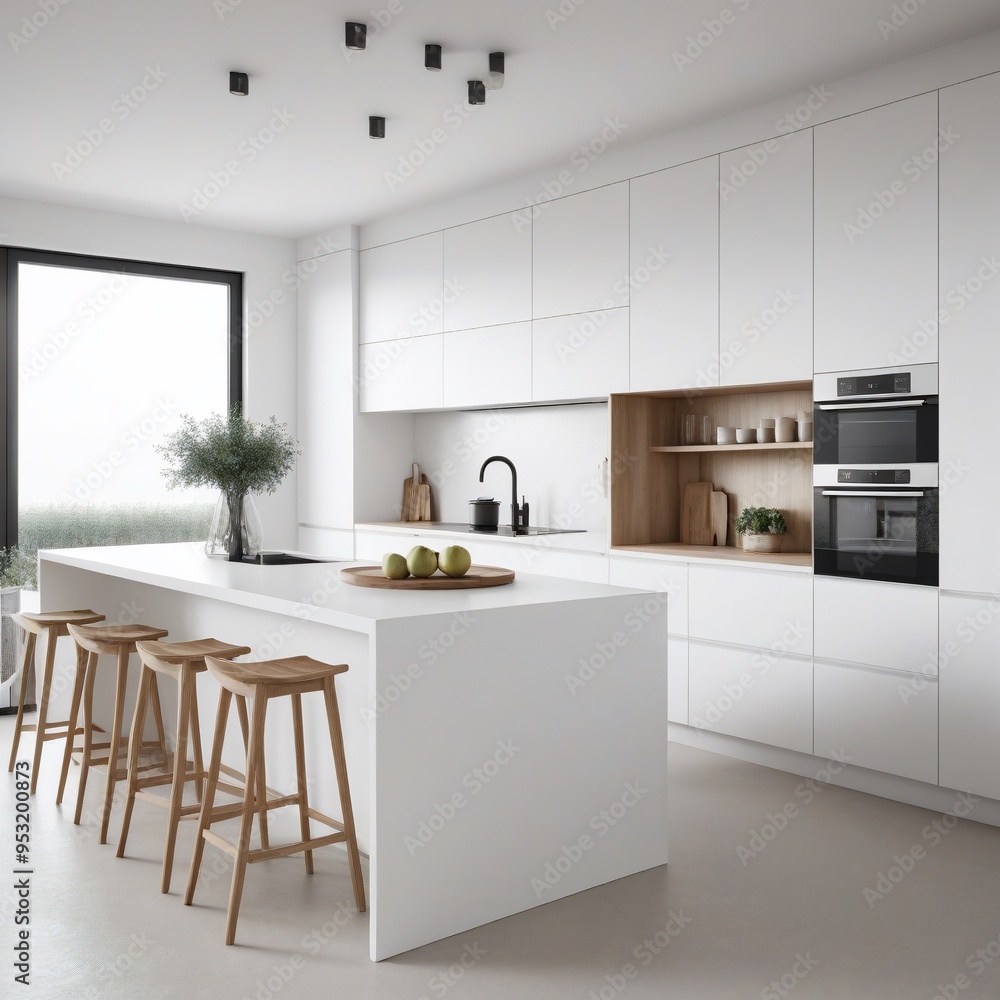 Fototapeta premium modern kitchen interior