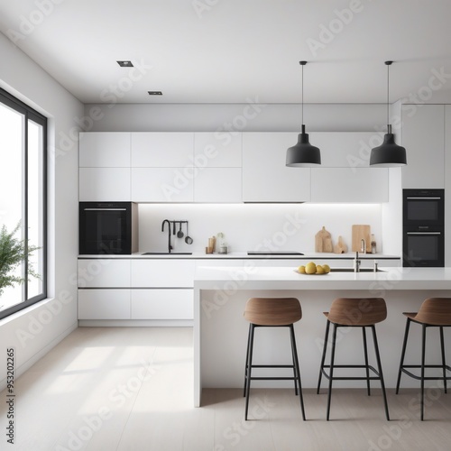 modern kitchen interior