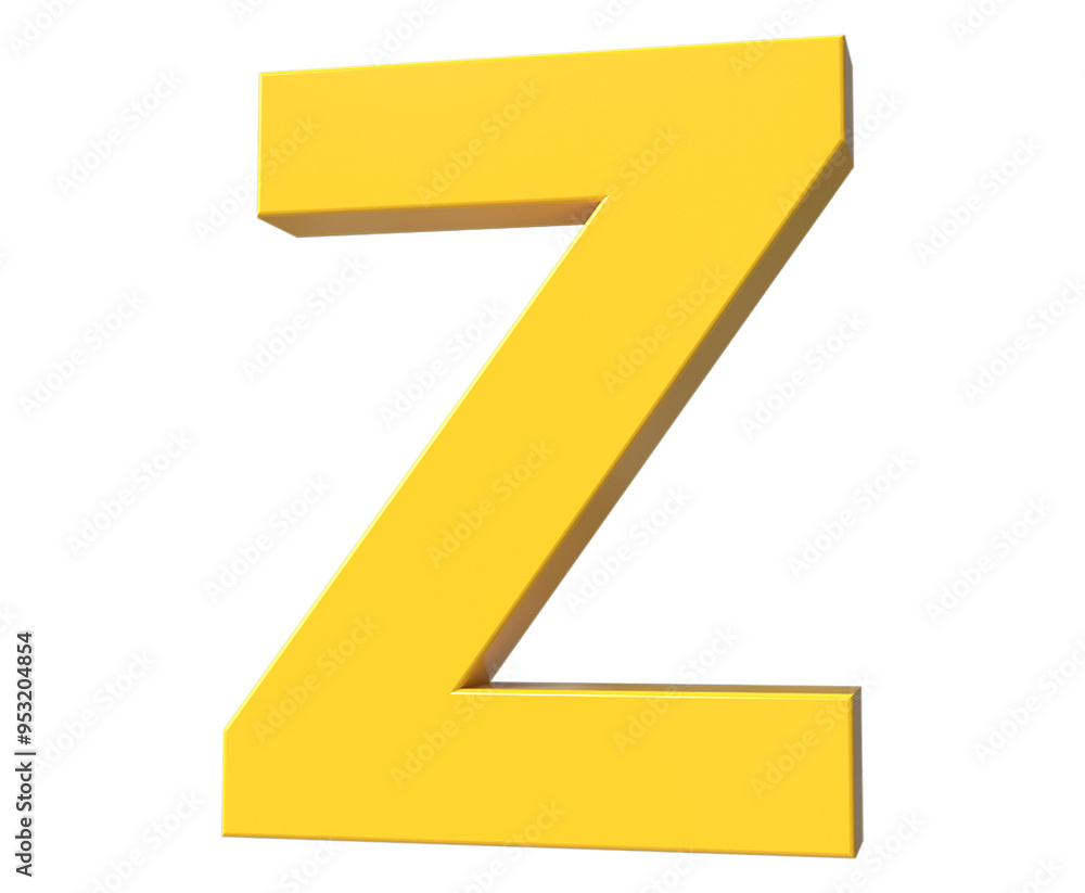 3D letter z rendering, the last letter of English alphabet 3D letter z rendering, the last letter of English alphabet