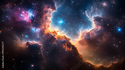 A cosmic cloud of gas and d...