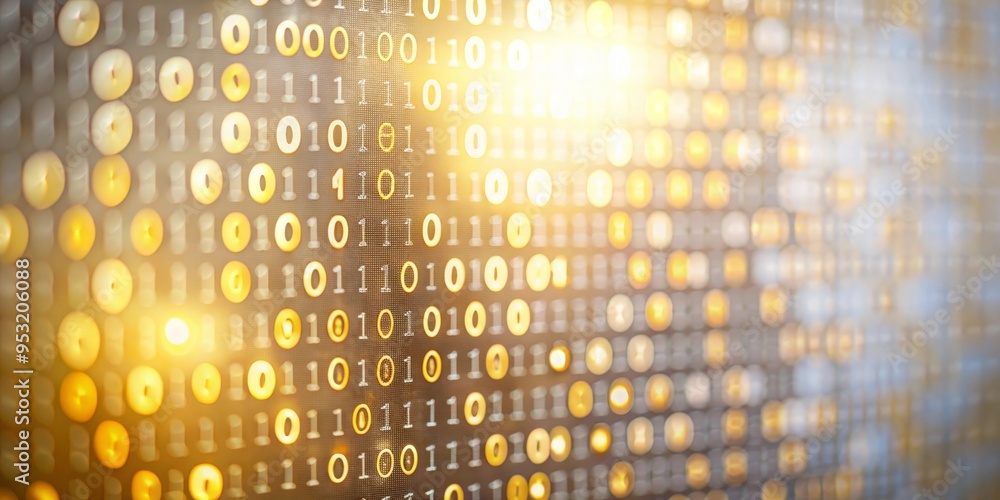 © Mari - Gold Digital Finance Background - A digital grid with golden binary code, representing modern finance and cryptocurrency. © Mari - Gold Digital Finance Background - A digital grid with golden binary code, representing modern finance and cryptocurrency.
