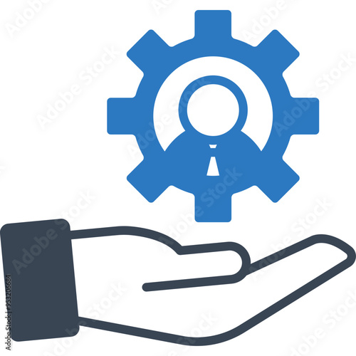 Human recourse vector icon 