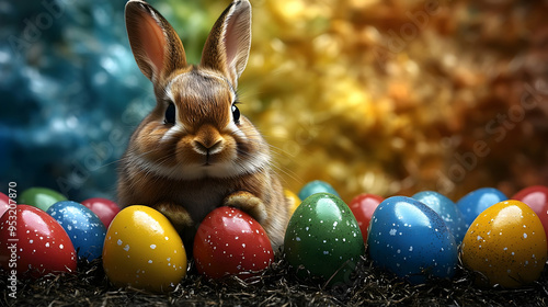 A fluffy brown bunny rabbit...
