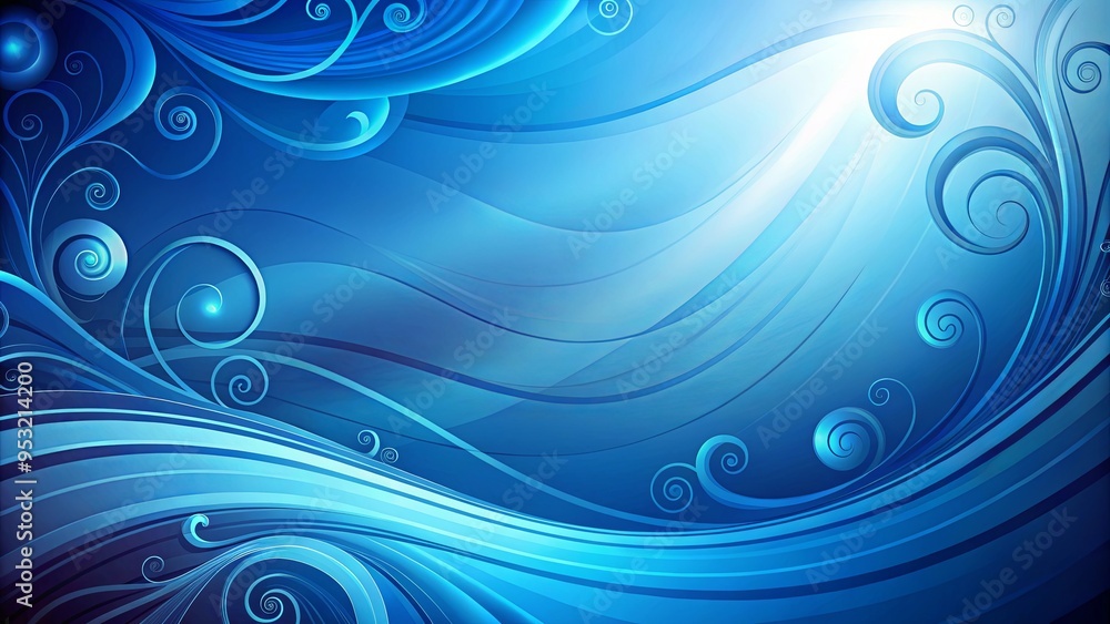 Abstract blue background with swirls and gradients Abstract blue background with swirls and gradients