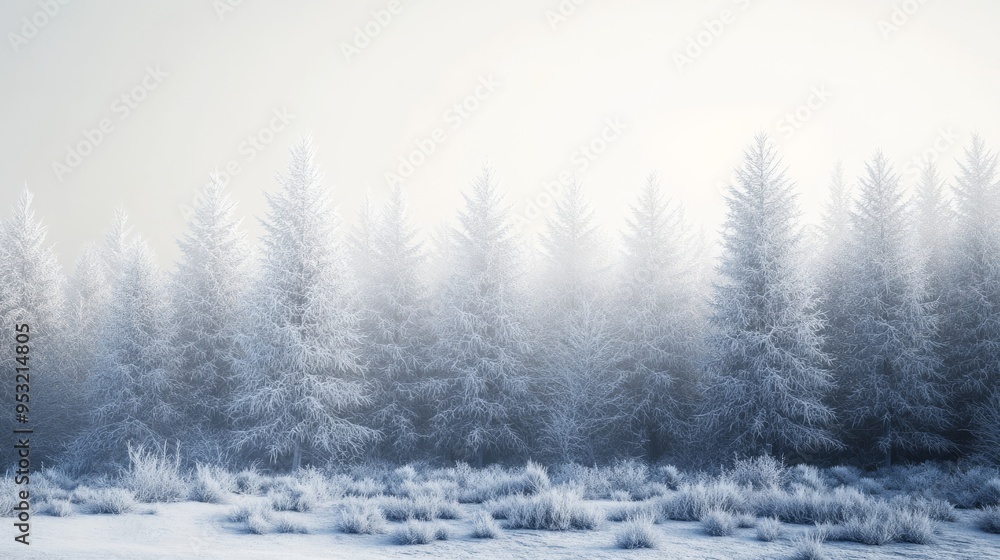 Frosted forest Frosted forest