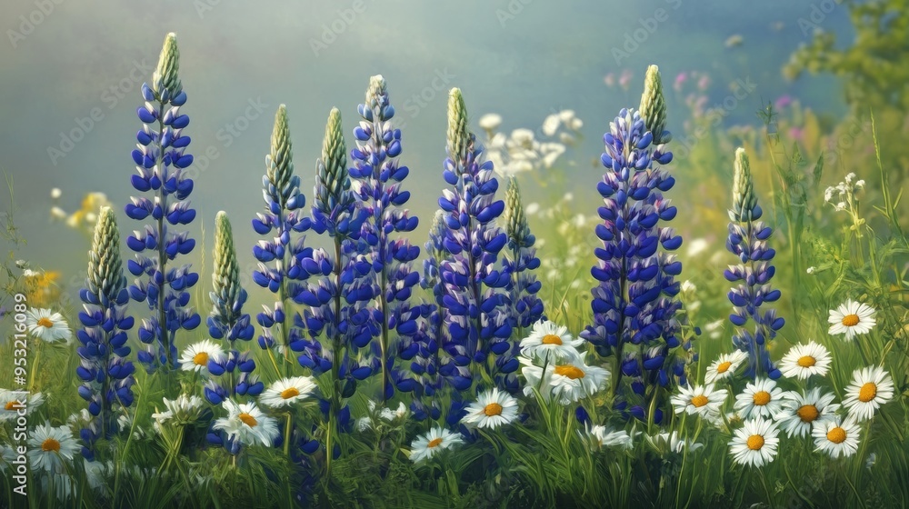 Summer wildflowers. Summer wildflowers.