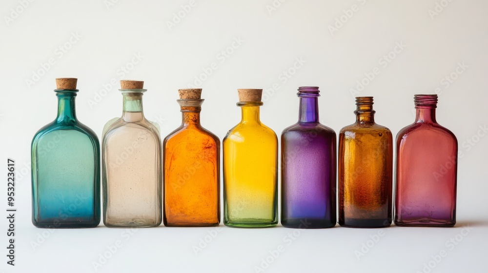 Bottles of every shade. Bottles of every shade.