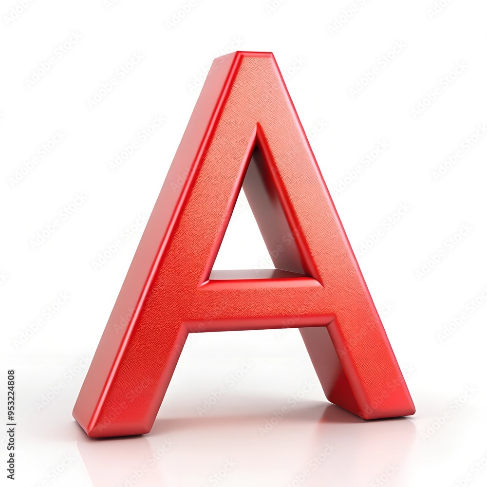 3d letter a 3d letter a