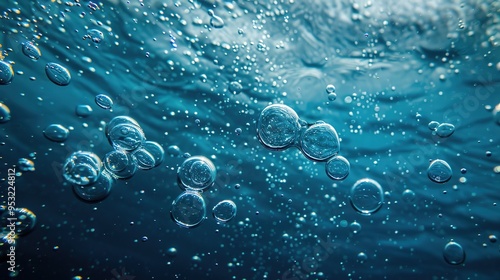 Wallpaper Mural bubbles underwater wallpaper Torontodigital.ca