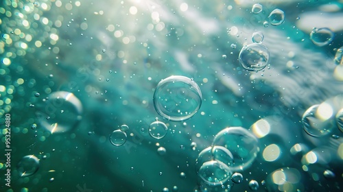 Wallpaper Mural bubbles underwater wallpaper Torontodigital.ca