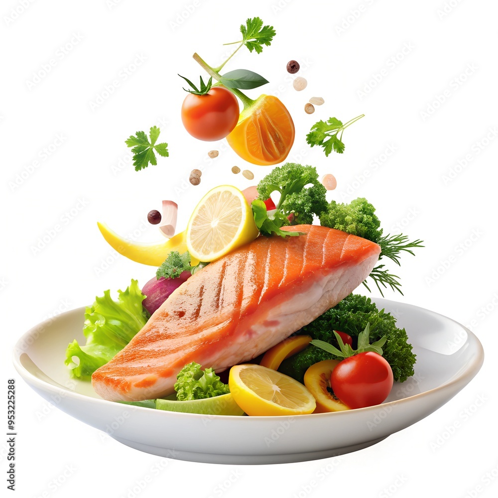 grilled salmon with lemon and parsley grilled salmon with lemon and parsley