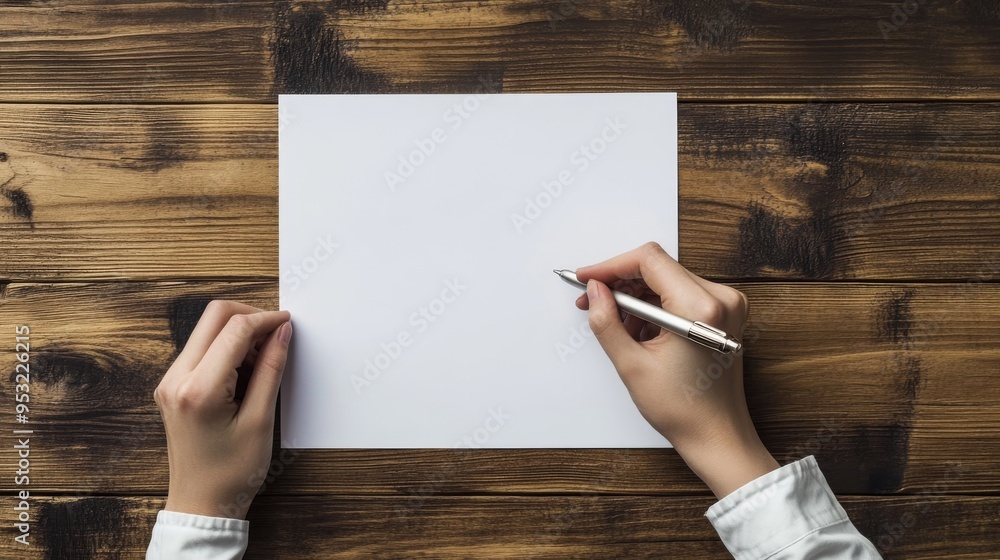 Doctor writes on blank paper. Doctor writes on blank paper.