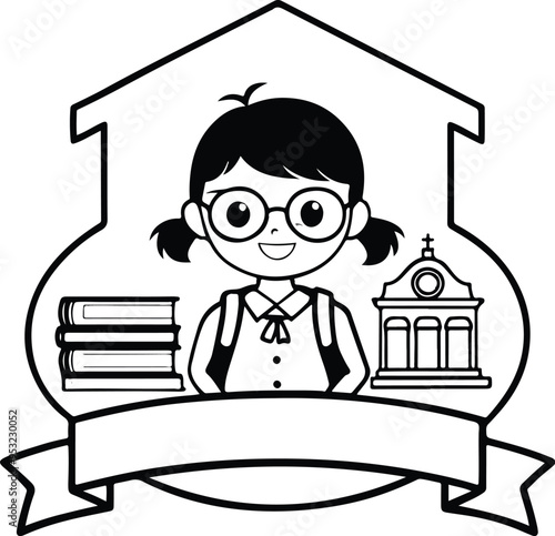 child with book