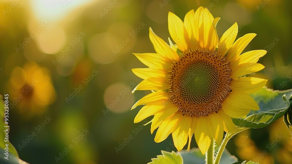 Fototapeta premium sunflower close up wallpaper
