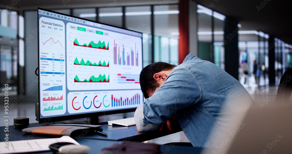 Bored Boss Man Sleeping Bored Boss Man Sleeping