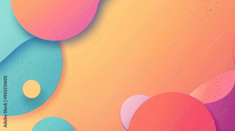 Abstract Colorful Shapes Background Abstract Colorful Shapes Background